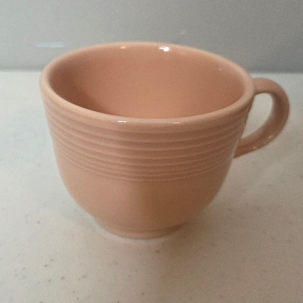 Vintage Fiestaware Apricot Tea Cup & Saucer Retired Replacement China Set